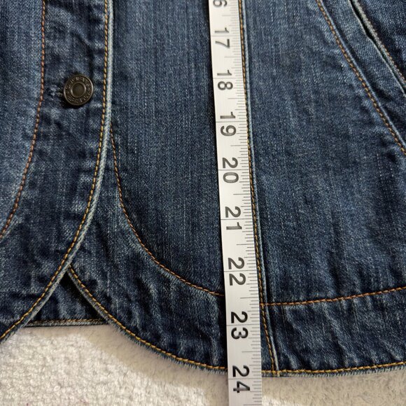 Gap Jean Jacket Blue Women’s Size M - Picture 14 of 16
